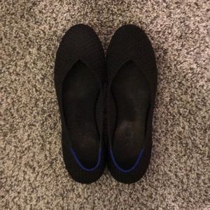 Rothy’s ballet flats. Black honeycomb